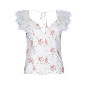Lace NIGHTCAP CLOTHING blouse